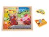 Fa járműves puzzle