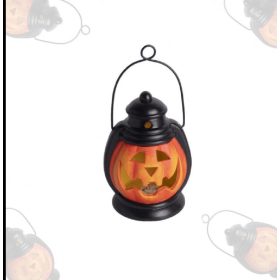 Lámpásba zárt tök halloween-i LED dekor