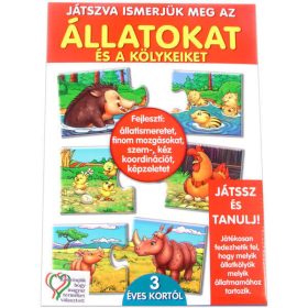   Játszva megismerjük az állatokat és kölykeiket készségfejlesztő játék