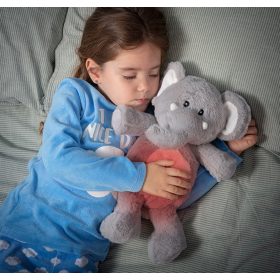   InnovaGoods Elefánt alakú plüssjáték kivehető hűthető, melegíthető béléssel