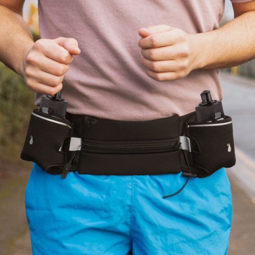 Gym Sessions Hidratáló öv palacktartóval