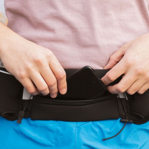 Gym Sessions Hidratáló öv palacktartóval