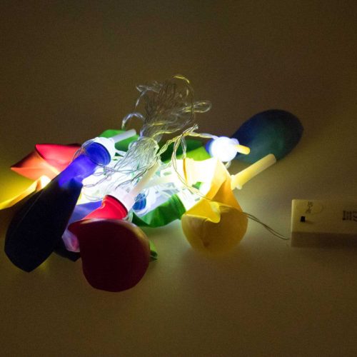 LED fénylánc (léggömbök)
