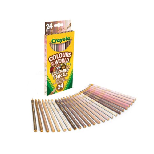 Crayola: Sokszínű világ, bőrszín árnyalatú színes ceruza készlet