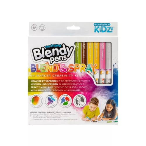 Blendy Pens: Blend & Spray filctoll szett - 24 db-os