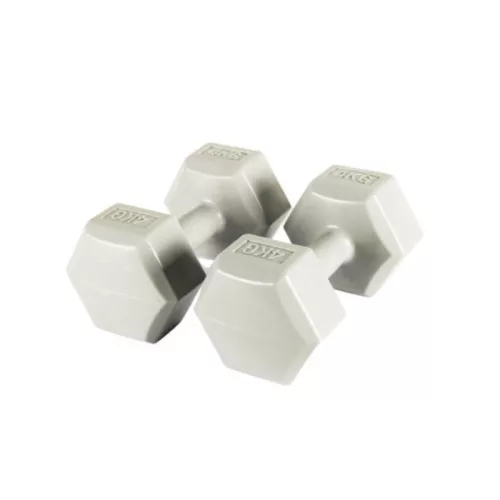 S-Sport PVC kézi súlyzó, hatszögletű 2x4 kg