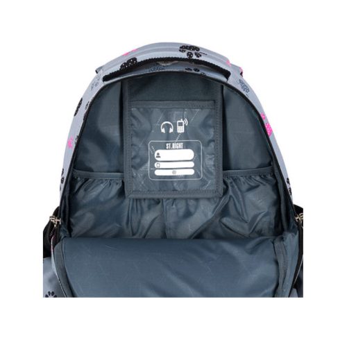 St.Right Paws négy rekeszes iskolatáska