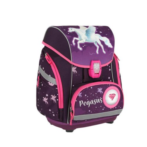 Spirit Pegazus lila 5db-os iskolatáska szett, LED fénnyel