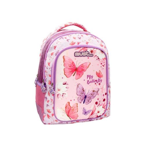 Must Pillangó 3 rekeszes 3D iskolatáska