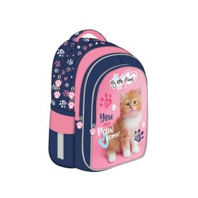   My Little Friend Ginger Kitty cicás lekerekített iskolatáska