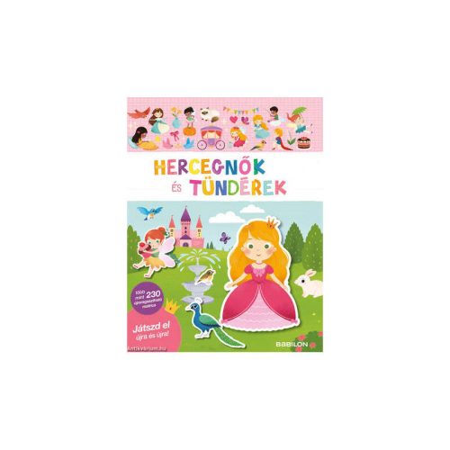 Hercegnők és Tündérek matricás füzet