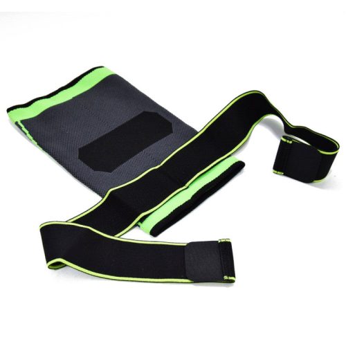 Kompressziós térdrögzítő állítható pántokkal sportoláshoz és térdfájdalmak ellen