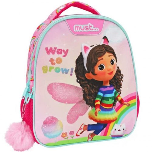 Gabi babaháza kétrekeszes iskolatáska