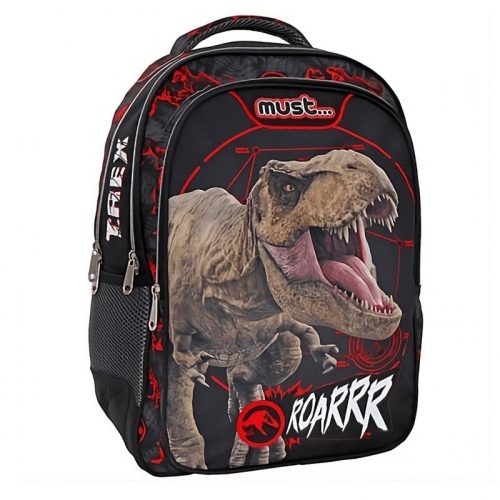 Jurrasic World T-rex lekerekített iskolatáska