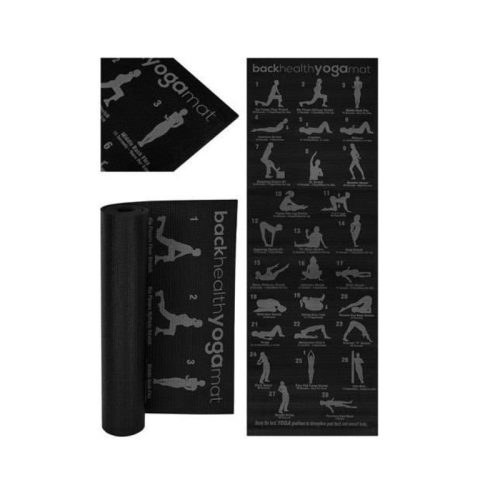 Fitnesz jóga szőnyeg edzési tervvel