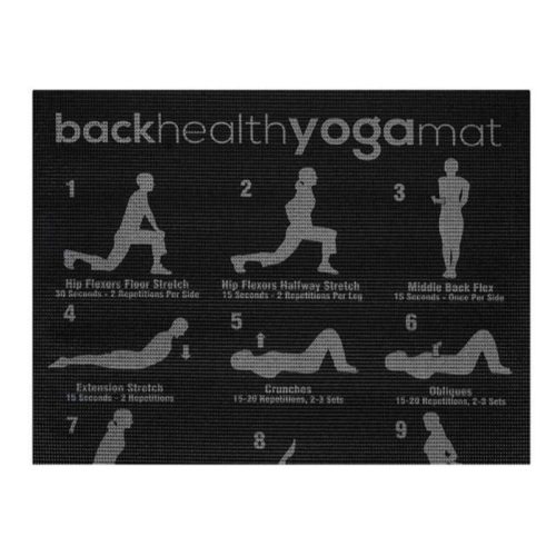 Fitnesz jóga szőnyeg edzési tervvel