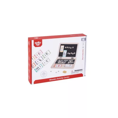 Tooky Toy: Hordozható mágneses rajztábla betűkkel és számokkal