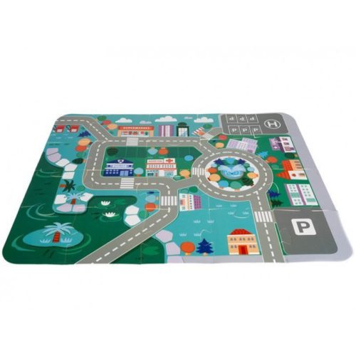 Fa kocka játék város készlet