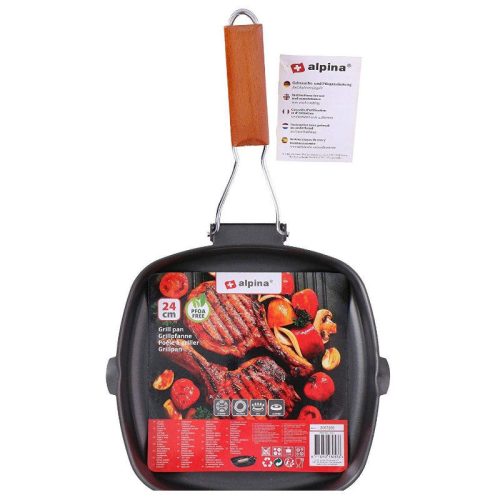 Alpina grill serpenyő 24 cm