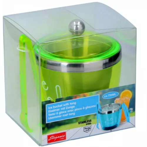 Cuisine Elegance jégkocka tartó vödör 750 ml fekete