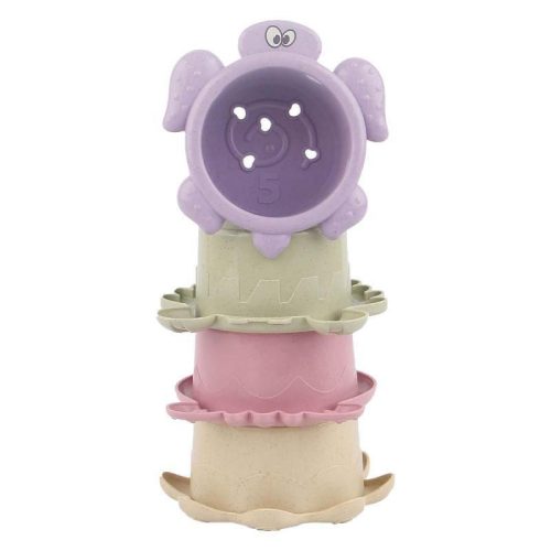 Fürdőjáték toronyépítős hajóval