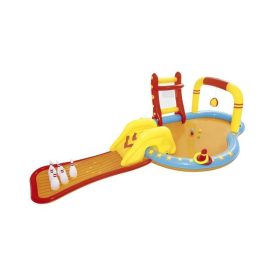   Felfújható vizi játszótér medence - bowling - 435 x 213 x 117 cm