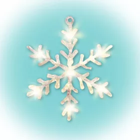 LED-es ablakdísz, hókristály