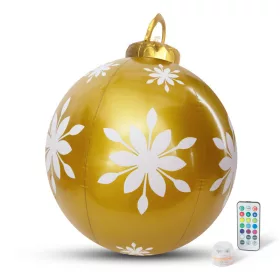   Family Felfújható RGB LED-es óriás karácsonyi gömb - 60 cm