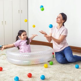   Bestway Felfújható kerti medence - 50 db műanyag labdával - 91 x 20 cm