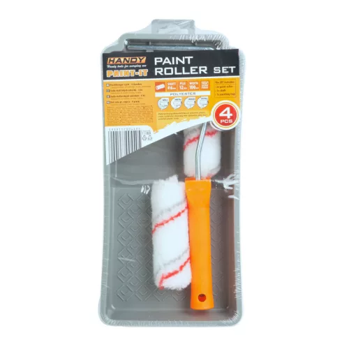 Handy Festőhenger szett - 2 x 12 mm poliészter + nyél, tálca - 100 mm