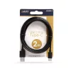 Delight Adatkábel - USB Type-C - fekete - 2 m