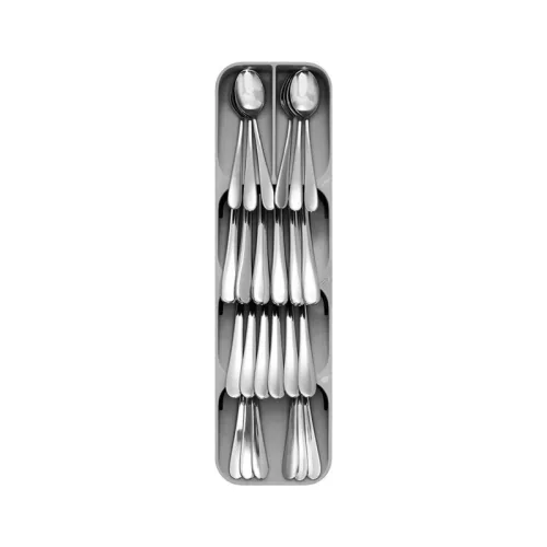 Bewello Evőeszköz tartó - 5 rekeszes - műanyag - 40 x 11 x 5,5 cm