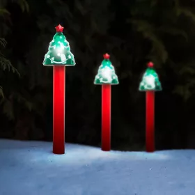 Garden of Eden LED-es szolár lámpa - fenyőfa