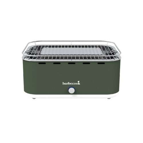 Barbecook BC-CHA-1018 Carlo asztali faszenes grill, zöld, 44x33x21cm
