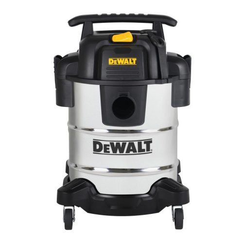 DeWALT DXV25S száraz-nedves porszívó, rozsdamentes váz, 25 liter, 15 Kpa, 37,8 l/s, 8 tartozék, 1050 W