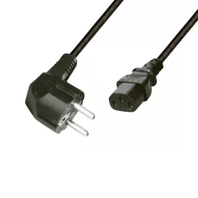   Home N 5 számítógépes hálózati csatlakozókábel, 2 m, H05VV-F 3G0,75 mm2 kábellel, védőérintkezős, max.1380W, fekete