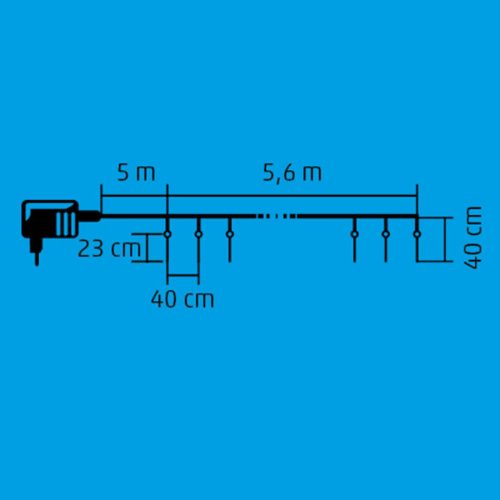 LED-es jégcsap izzósor