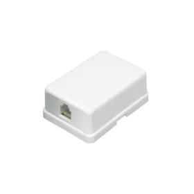   Home TS 1M/WH telefon fali aljzat, 6P/4C, öntapadós, csavarozható, fehér
