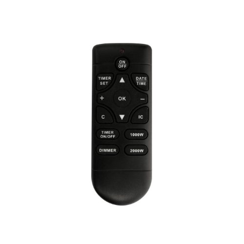 Home FKK 18 szabadon álló elektromos kandalló, 1000W/2000W, fehér