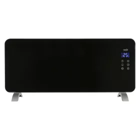   Home FK 430 WIFI álló vagy falra szerelhető smart elektromos konvektor fűtőtest, 1000W/2000W, edzett üveg előlap, fekete