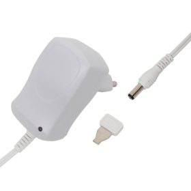   Home MW MA06/G+ hálózati adapter, 600 mA áramfelvételig, ideális 3-12 V-os készülékekhez, szabályozható feszültség, LED visszaje