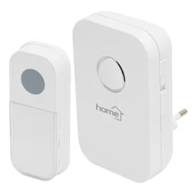   Home DB 1031AC vezeték nélküli csengő, 100m hatótáv, 3-fokozatú hangerő, 36 dallam, 8 párosítható nyomógomb, zavarvédett, 230V-o