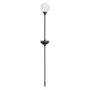 Home MX 624 napelemes kerti lámpa, 20 microLED, üveg, időjárásálló, automatikus, melegfehér