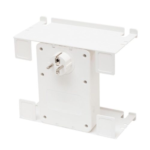 Home NV 4 USB tálcás USB-s elosztó, 4 földelt aljzat, 4 USB aljzat össz 2,4A, elforgatható csatlakozódugó, max.3680W,