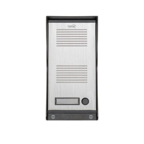 Home DP 22 vezetékes kaputelefon szett, falon kívüli alumínium kültéri egység, kétvezetékes bekötés, zárnyitási lehetőség, IP23