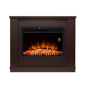   Home FKKF 02 + FKKI 03 KIT FKK Milano beépíthető elektromos látványkandalló kerettel, bükk