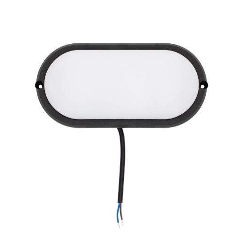 Home RCO 18 LED/BK LED fali és mennyezeti lámpa, 18 W, 2000 lm, IP65, 4000 K, ovális, fekete