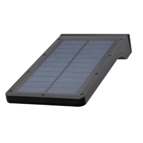 Home FLP300SOLAR napelemes LED reflektor, 300 lm, PIR mozgásérzékelő, 120° 5m, 36 db hidegfehér SMD LED, energiatakarékos, műany
