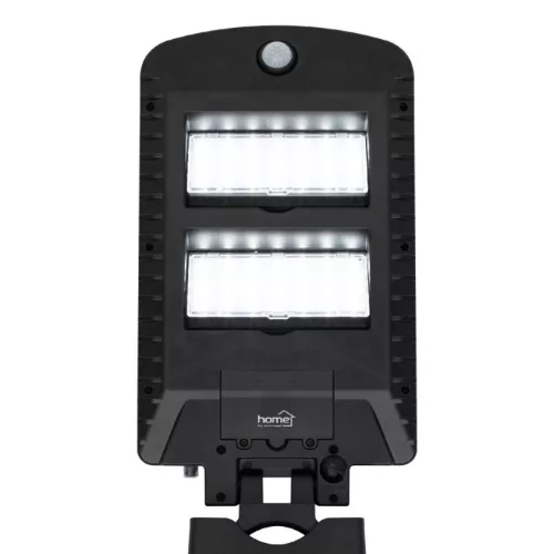 Home FLP1002SOLAR napelemes LED reflektor, 1000 lm, PIR mozgásérzékelő, 120° 5m, 2 x 28 db hidegfehér SMD LED, energiatakarékos,