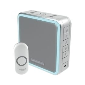   Honeywell Home DC915NG vezeték nélküli csengő, 200m hatótáv, 11 dallam, időzíthető némítás, LED jelzőfény, állítható hangerő, el